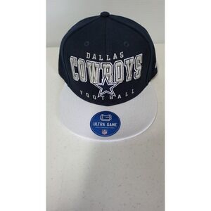 Dallas Cowboys Hat NFL Football Cap Flat Brim OSFM Ultra Game